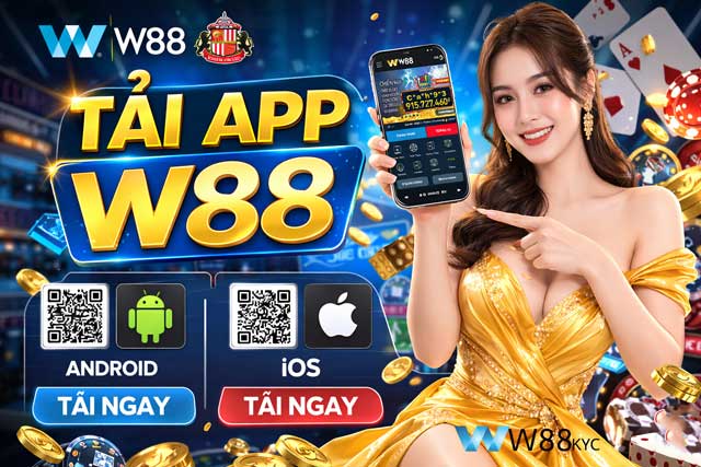 Hướng dẫn tải app W88 mobile cho điện thoại iPhone và Android an toàn